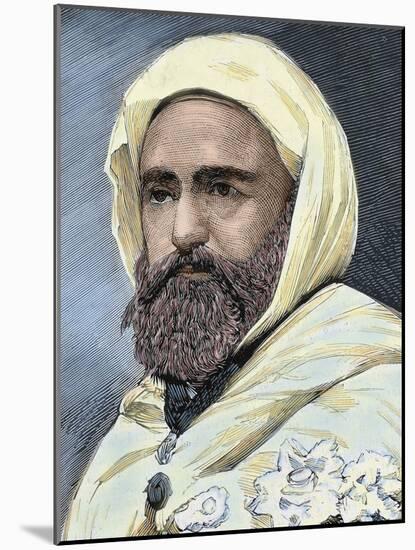 Abd Al-Qadir B Muhyi Al-Din Al-Hasani (Abdelkader) (1808-1883). Algerian Leader-Prisma Archivo-Mounted Photographic Print