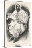 Abd el Kader Bey of Mascara Algerian Leader Resisted the French Occupation-null-Mounted Art Print