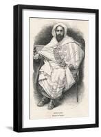 Abd el Kader Bey of Mascara Algerian Leader Resisted the French Occupation-null-Framed Art Print