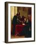 Abdication of Mary Queen of Scots in Loch Leven Castle-Joseph Severn-Framed Giclee Print