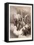 Abdiel and Satan-Gustave Dore-Framed Stretched Canvas