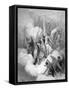 Abdiel Versus Satan-Gustave Doré-Framed Stretched Canvas