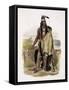 Abdih Hiddisch, a Minitarre Chief-Karl Bodmer-Framed Stretched Canvas