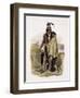 Abdih Hiddisch, a Minitarre Chief-Karl Bodmer-Framed Giclee Print