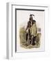 Abdih Hiddisch, a Minitarre Chief-Karl Bodmer-Framed Giclee Print