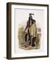 Abdih Hiddisch, a Minitarre Chief-Karl Bodmer-Framed Giclee Print