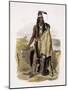 Abdih Hiddisch, a Minitarre Chief-Karl Bodmer-Mounted Giclee Print