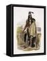 Abdih Hiddisch, a Minitarre Chief-Karl Bodmer-Framed Stretched Canvas