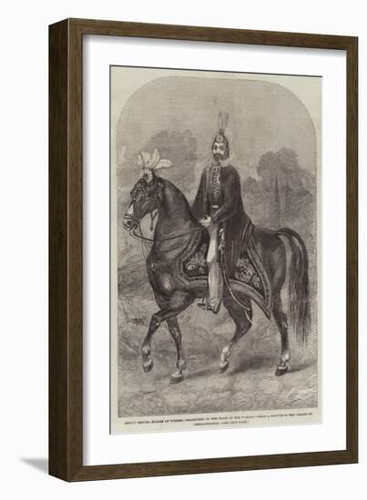 Abdu'L Medjid, Sultan of Turkey, Proceeding to the Feast of the Balram-null-Framed Giclee Print