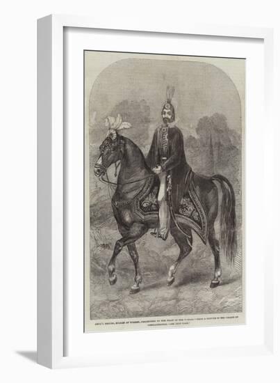 Abdu'L Medjid, Sultan of Turkey, Proceeding to the Feast of the Balram-null-Framed Giclee Print