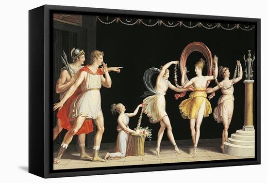 Abduction of Helen-Antonio Canova-Framed Stretched Canvas