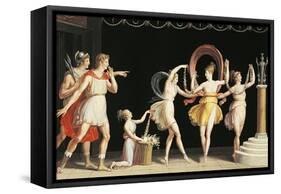 Abduction of Helen-Antonio Canova-Framed Stretched Canvas