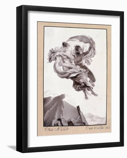 Abduction of Psyche, Trieste, Le 12 Oct 1824-Therèse Macdonale-Framed Giclee Print