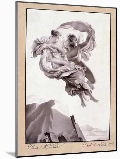 Abduction of Psyche, Trieste, Le 12 Oct 1824-Therèse Macdonale-Mounted Giclee Print