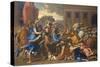 Abduction of the Sabine Women-Nicolas Poussin-Stretched Canvas