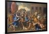 Abduction of the Sabine Women-Nicolas Poussin-Framed Art Print