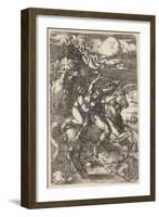 Abduction on a Unicorn, 1516-Albrecht Dürer or Duerer-Framed Giclee Print