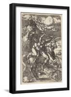 Abduction on a Unicorn, 1516-Albrecht Dürer or Duerer-Framed Giclee Print