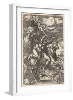 Abduction on a Unicorn, 1516-Albrecht Dürer or Duerer-Framed Giclee Print