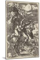 Abduction on a Unicorn, 1516-Albrecht Dürer or Duerer-Mounted Giclee Print