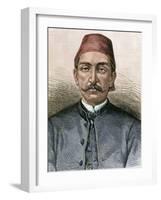 Abdul Hamid Ii (1842-1918). Sultan of the Ottoman Empire (1876-1909)-Prisma Archivo-Framed Photographic Print