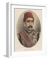 Abdul Hamid II, Ottoman Sultan-W&d Downey-Framed Art Print