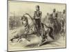 Abdul Hamid II, Sultan of Turkey, Reviewing His Troops-Arthur Hopkins-Mounted Giclee Print