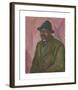 Abdul Karim in a Green Coat, 1916-1917-Edvard Munch-Framed Premium Giclee Print