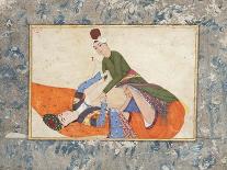 An Erotic Scene, Signed by Abdullah Bokhari Turkey, 1744-5 AD-Abdullah Bokhari-Framed Giclee Print