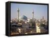 Abdullah Mosque and the Amman Skyline at Dusk, Jordan, Middle East-Ken Gillham-Framed Stretched Canvas