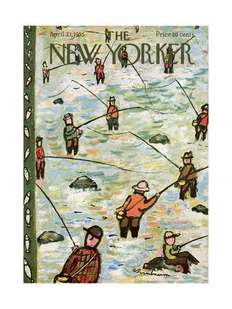 The New Yorker Cover - April 23, 1955