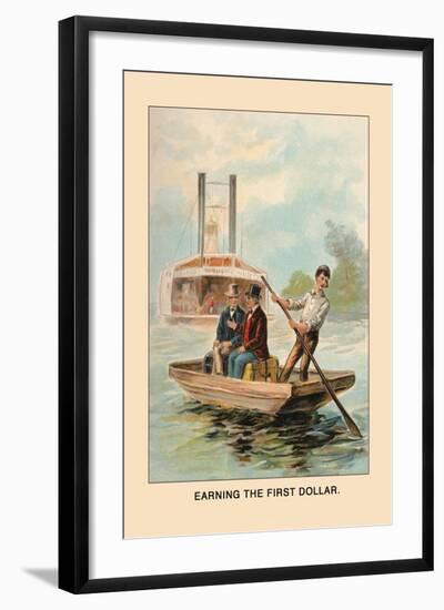 Abe Lincoln, Earning the First Dollar-Harriet Putnam-Framed Art Print