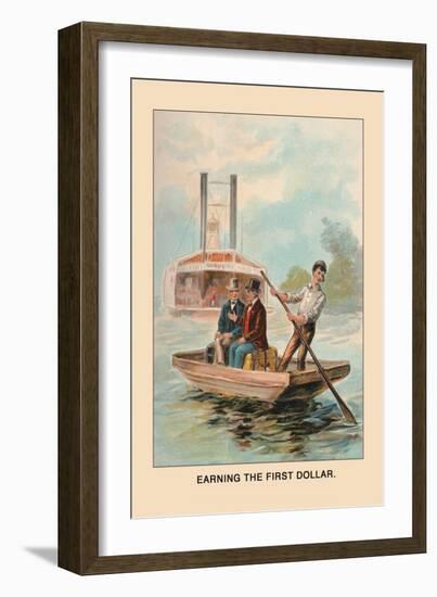 Abe Lincoln, Earning the First Dollar-Harriet Putnam-Framed Art Print