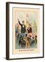 Abe Lincoln, On the Stump with Douglas-Harriet Putnam-Framed Art Print