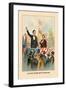 Abe Lincoln, On the Stump with Douglas-Harriet Putnam-Framed Art Print