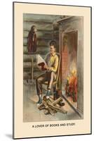 Abe Lincon, Lover of Books and Study-Harriet Putnam-Mounted Art Print