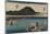 Abe River, Fuchu, C. 1833-Utagawa Hiroshige-Mounted Giclee Print