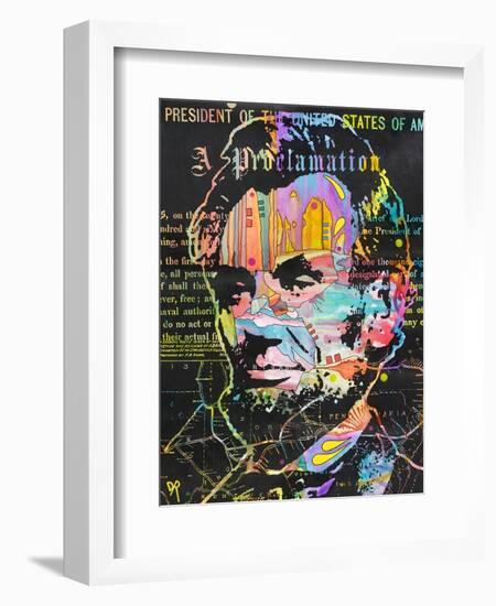 Abe's Proclamation-Dean Russo- Exclusive-Framed Giclee Print