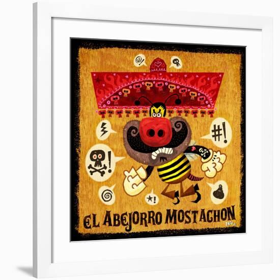 Abejorro Mostachon-Jorge R^ Gutierrez-Framed Art Print