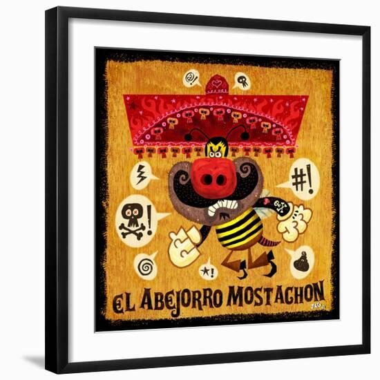 Abejorro Mostachon-Jorge R^ Gutierrez-Framed Art Print