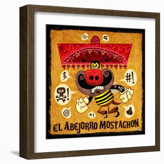 Abejorro Mostachon-Jorge R^ Gutierrez-Framed Art Print