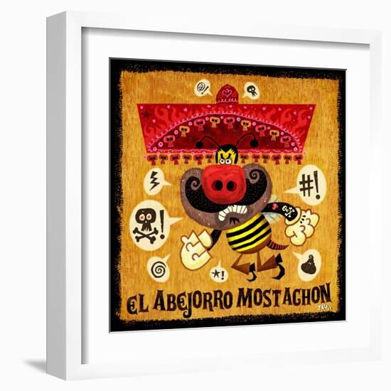 Abejorro Mostachon-Jorge R^ Gutierrez-Framed Art Print