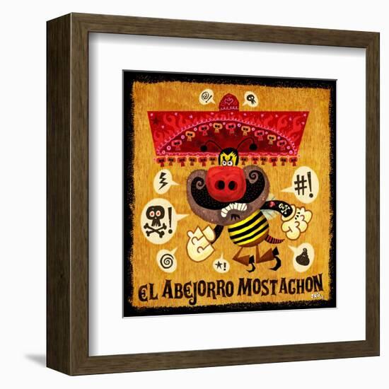 Abejorro Mostachon-Jorge R^ Gutierrez-Framed Art Print