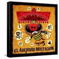 Abejorro Mostachon-Jorge R. Gutierrez-Framed Stretched Canvas