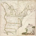 America's First National Map, 1784-Abel Buell-Framed Premium Giclee Print