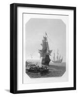 Abel Tasman, 17th Century Dutch Seafarer, Explorer, and Merchant, C1870-JH Rennefeld-Framed Giclee Print