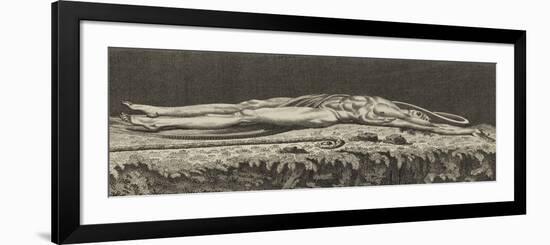 Abel, the First Victim Sacrificied to Envy-Henry Fuseli-Framed Giclee Print