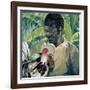 Abel with Fighting Cock, 1961-Izabella Godlewska de Aranda-Framed Giclee Print