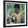 Abel with Fighting Cock, 1961-Izabella Godlewska de Aranda-Framed Giclee Print