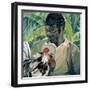 Abel with Fighting Cock, 1961-Izabella Godlewska de Aranda-Framed Giclee Print